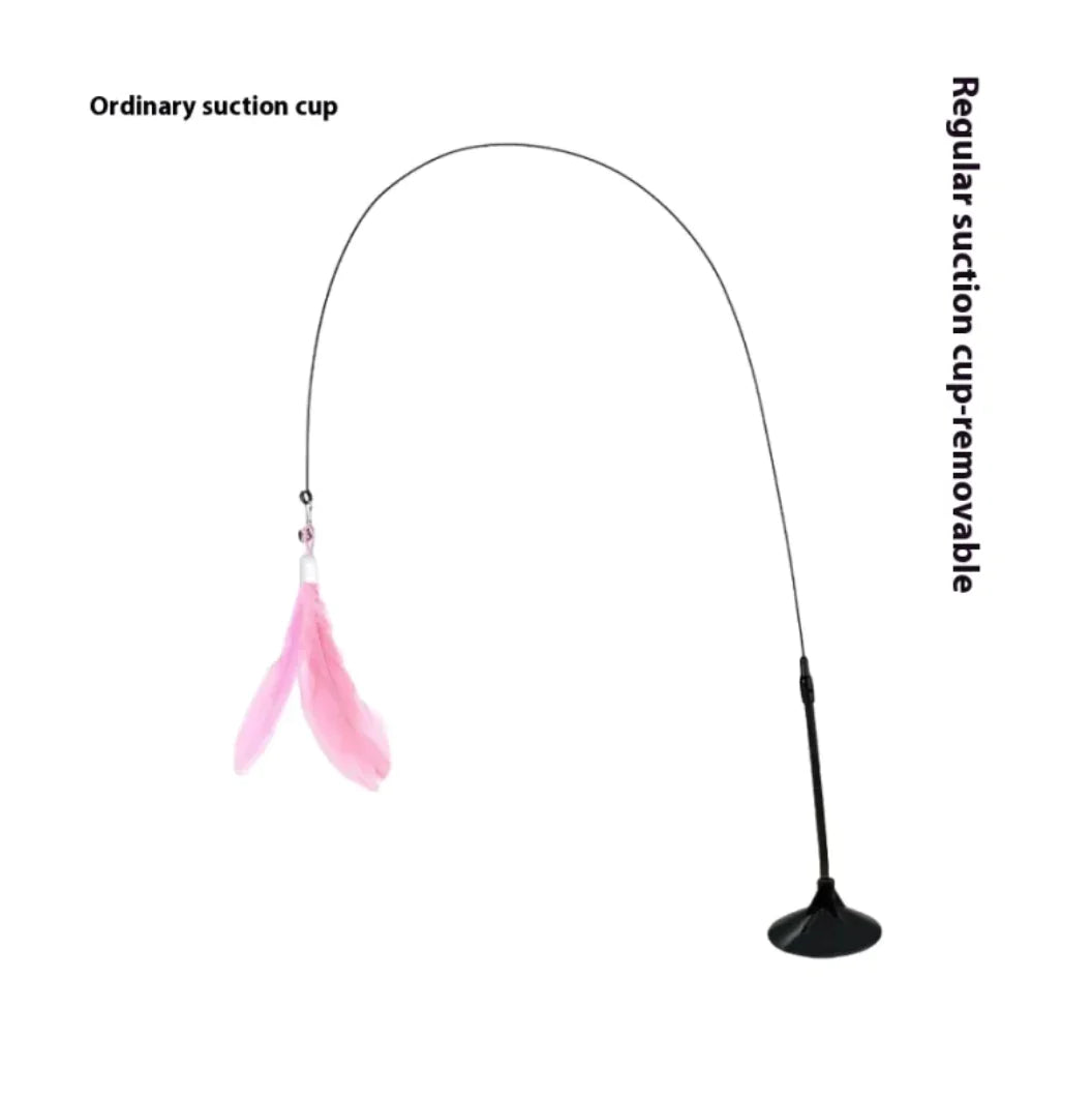 Suction-Stick Cat Play Toy with Bell