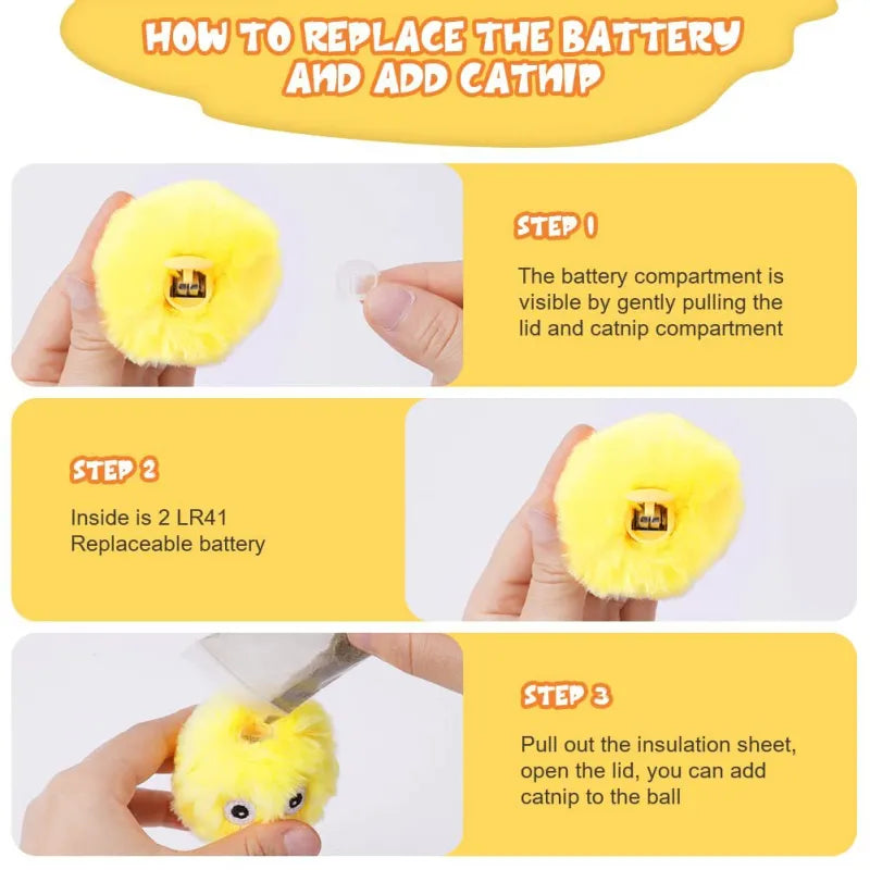 Smart Squeaker Cat Toy