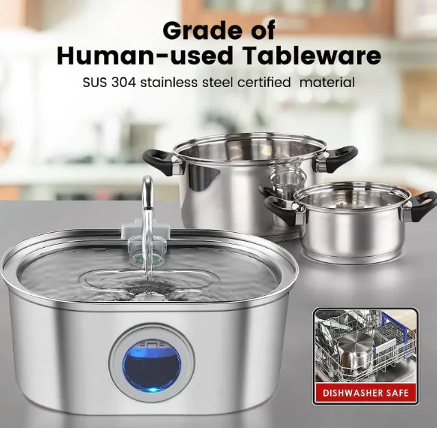 Electronic Stainless Steel Cat Bowl