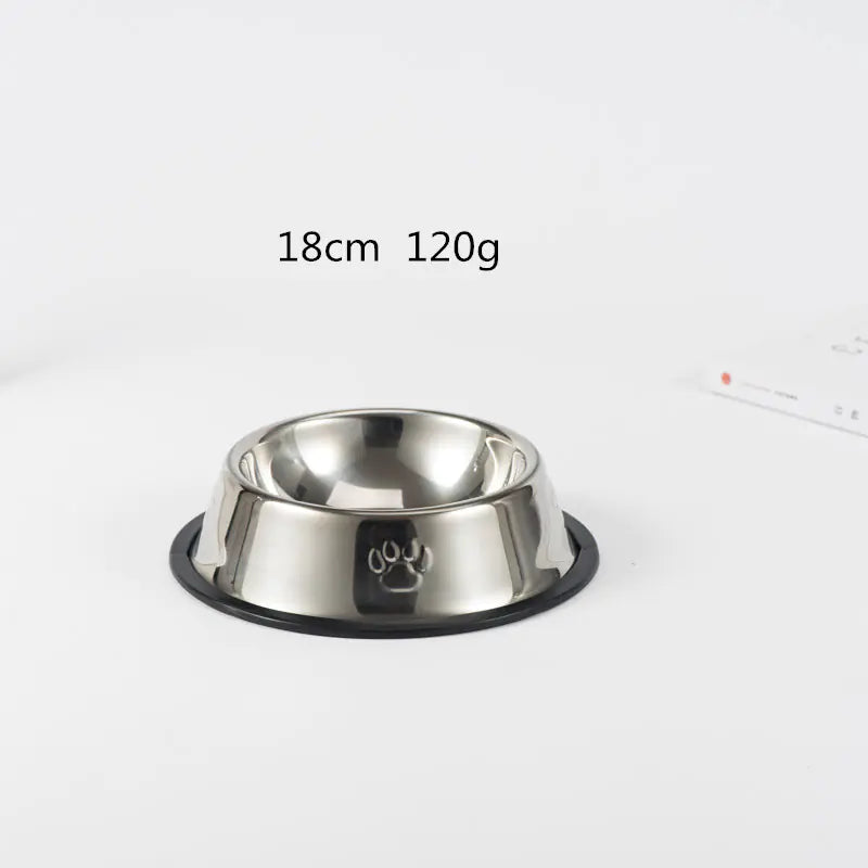 Stylish Paw Print Dog Bowl