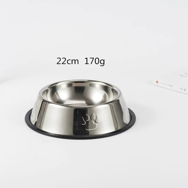 Stylish Paw Print Dog Bowl