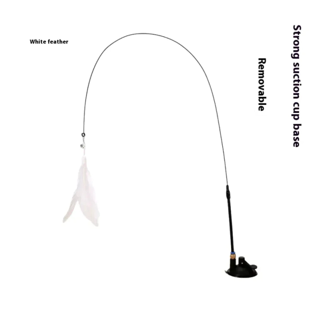 Suction-Stick Cat Play Toy with Bell