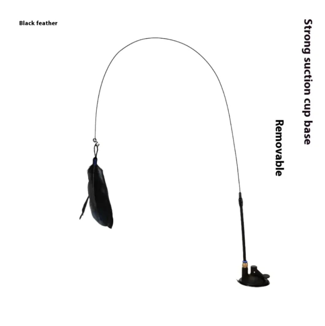 Suction-Stick Cat Play Toy with Bell