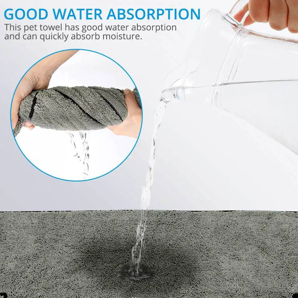 Ultra-Absorbent Microfiber Pet Towel