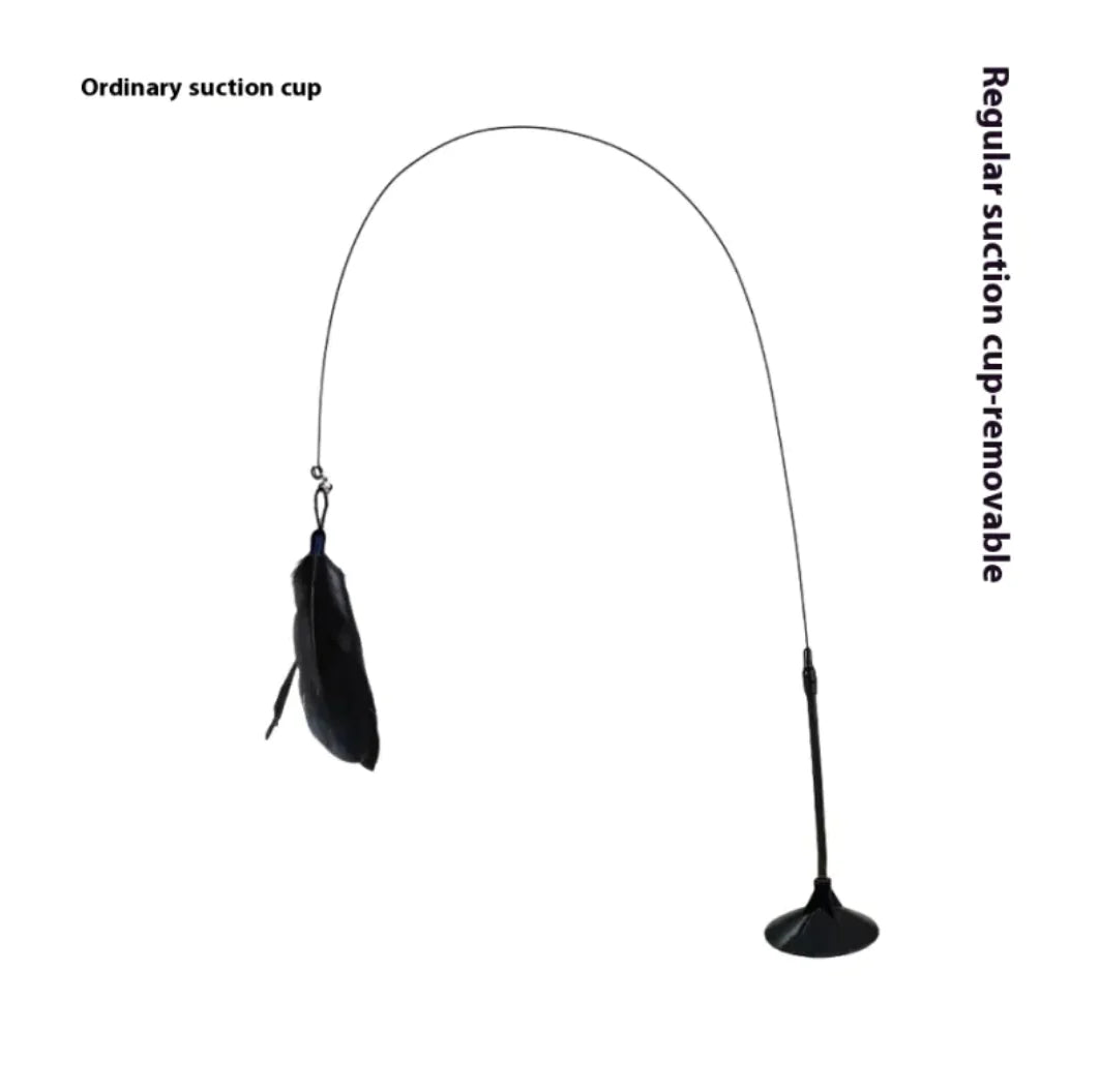 Suction-Stick Cat Play Toy with Bell