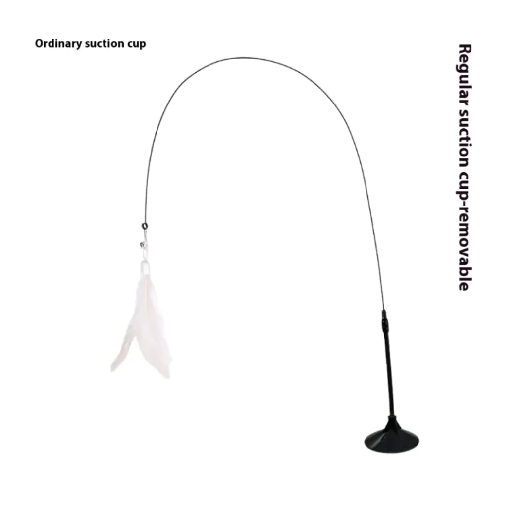 Suction-Stick Cat Play Toy with Bell