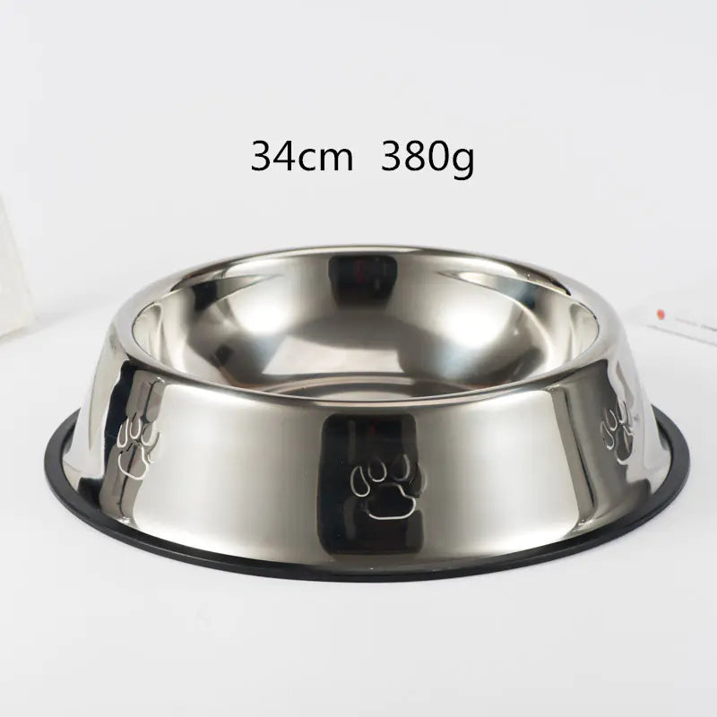 Stylish Paw Print Dog Bowl