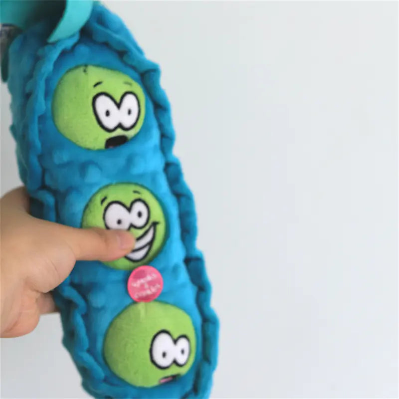 Plush Peek-a-Treat Dog Toy