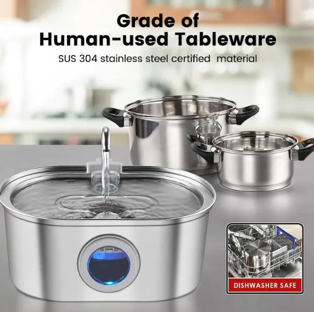 Electronic Stainless Steel Cat Bowl