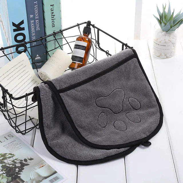 Speedy Microfiber Pet Drying Towel & Glove