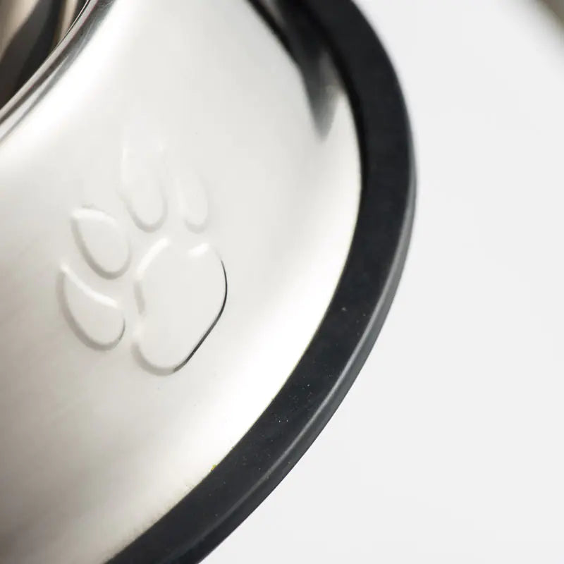 Stylish Paw Print Dog Bowl