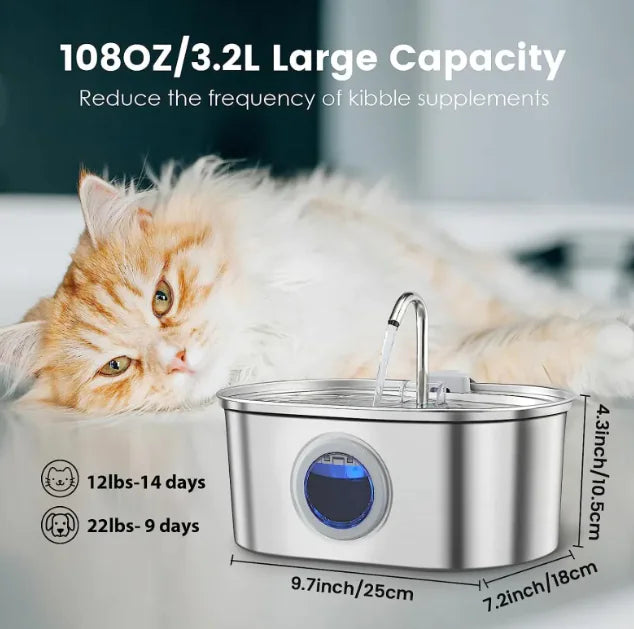Electronic Stainless Steel Cat Bowl